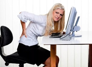 The reason for this is degenerative disc disease - sedentary work